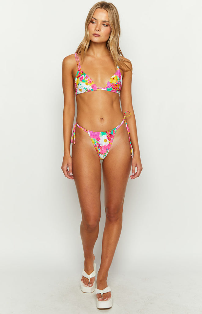 9.0 Swim Sumba Floral Print Bikini Bottoms