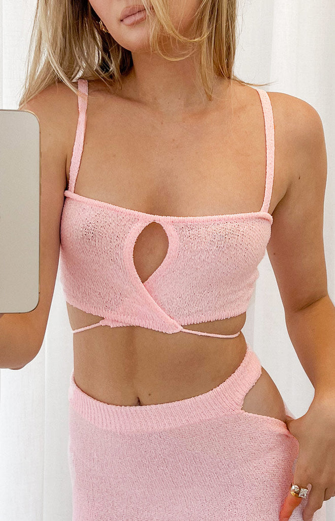 Pink crop top – dontbelast