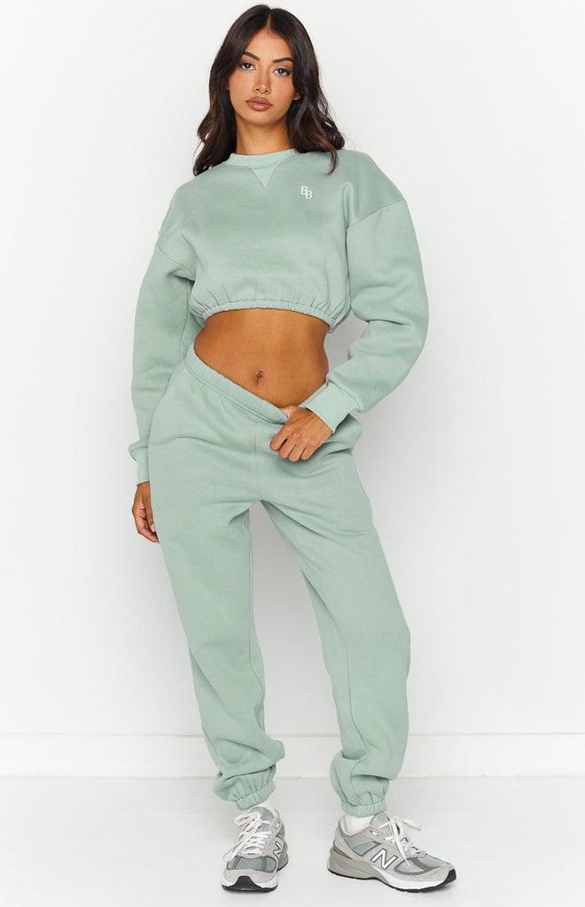 Annie Mineral Cropped Sweater – Beginning Boutique US