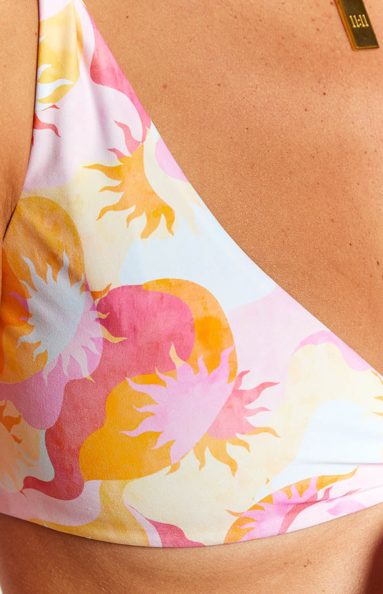 9.0 Swim St Lucia Wavy Sun Multi Print Bikini Top – Beginning