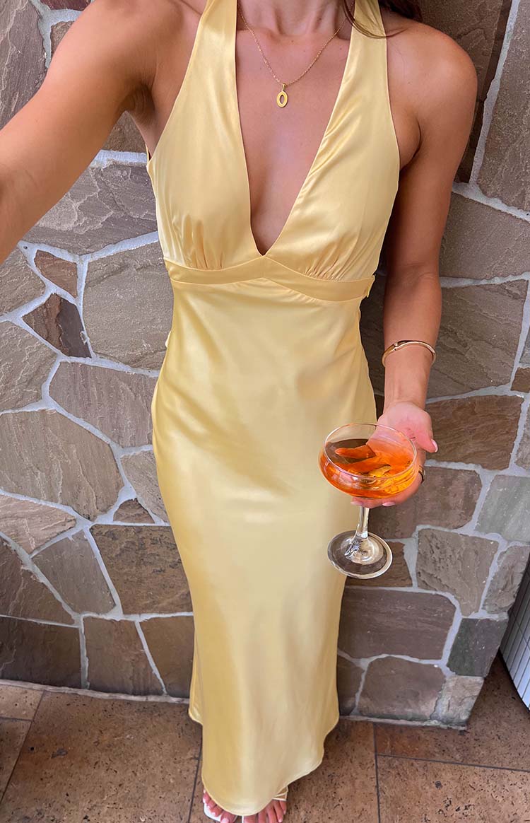 Andison Yellow Maxi Dress Image