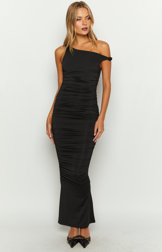 Amar Black Maxi Dress – Beginning Boutique US