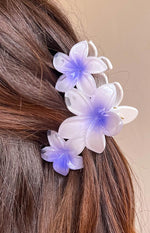 Aria Pink And Purple Flower Clip 2 Pack Image