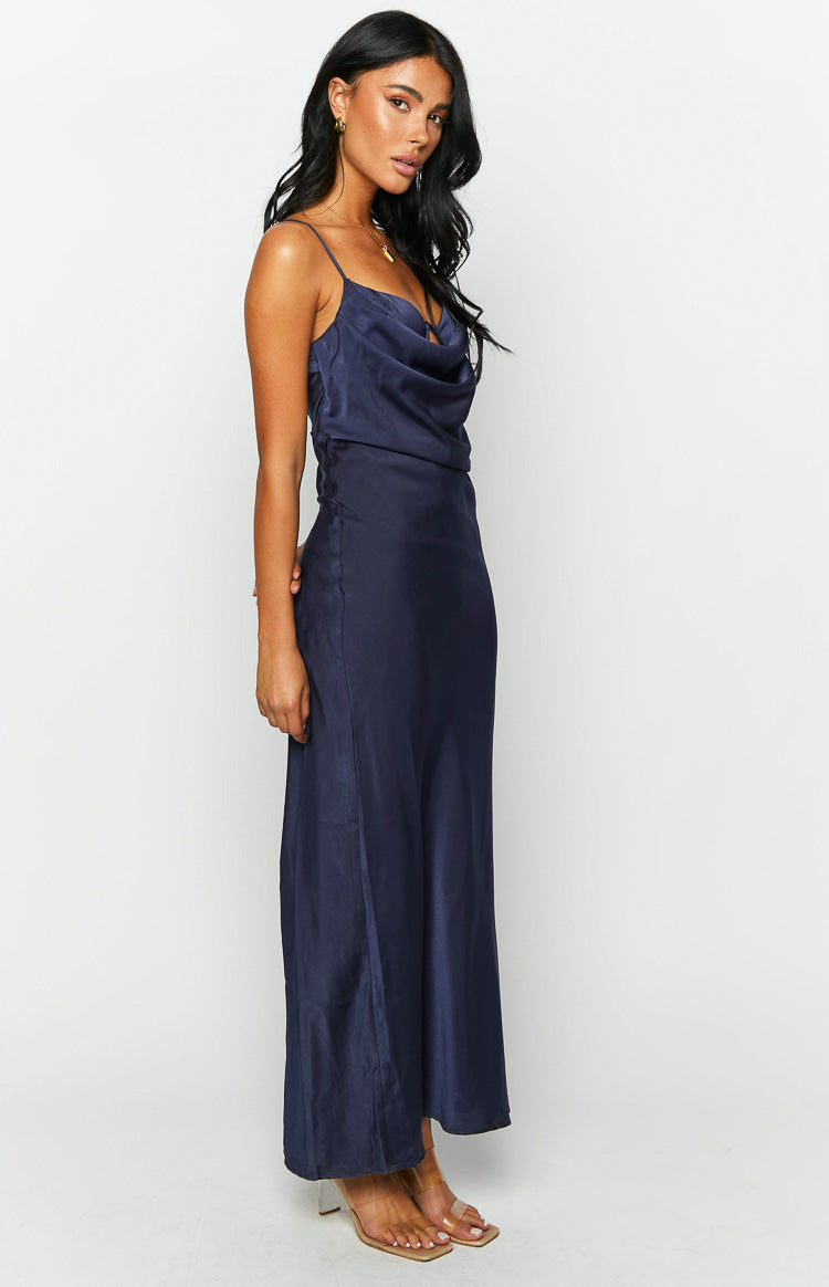 Autumn Navy Formal Maxi Dress – Beginning Boutique US