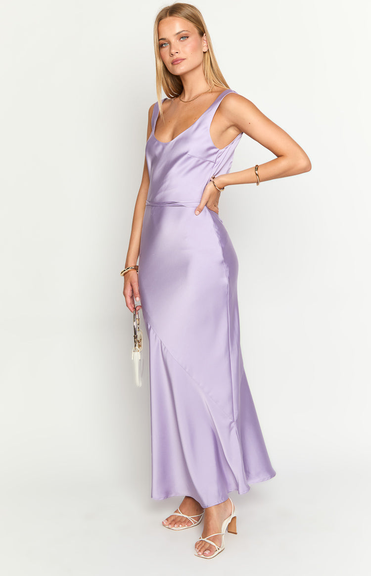 Aviva Purple Maxi Dress Image