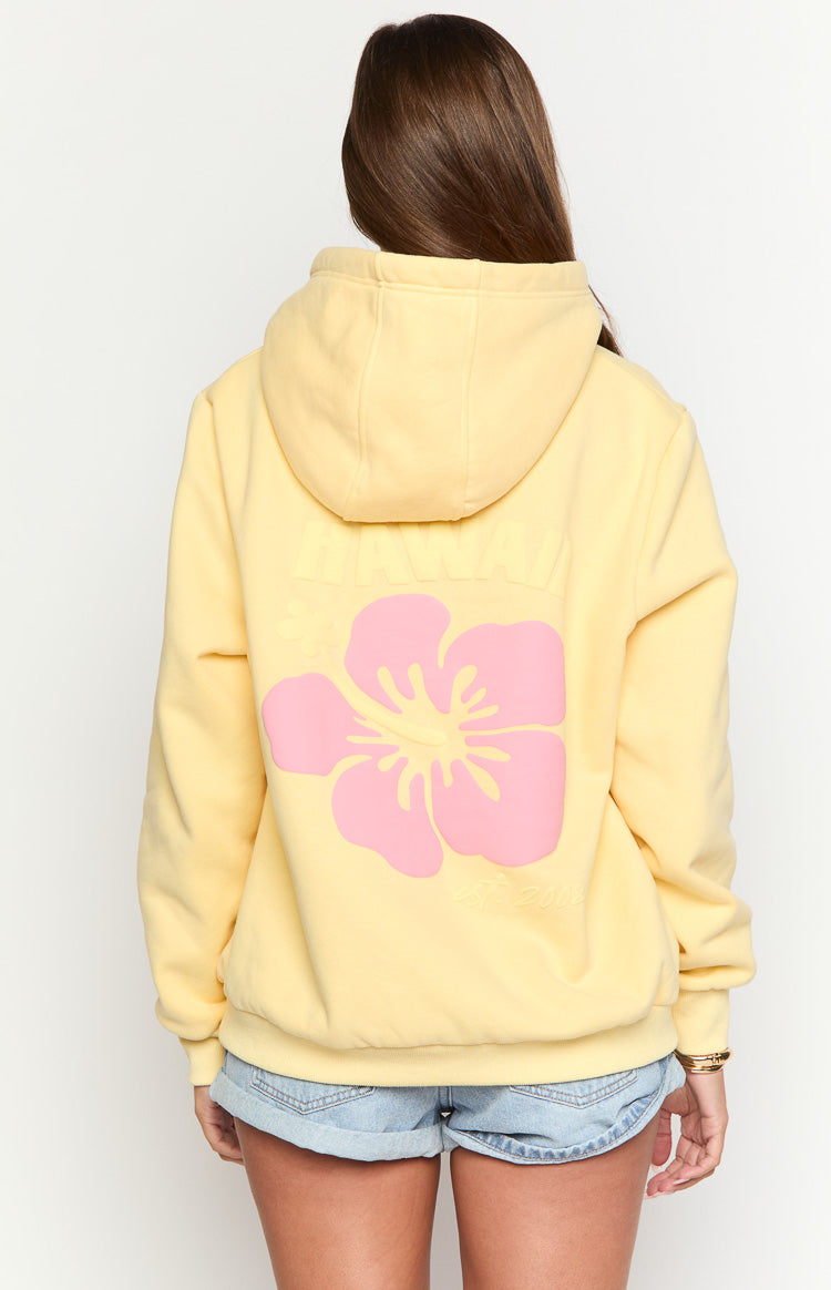 Beginning Yellow Hibiscus Hoodie Image