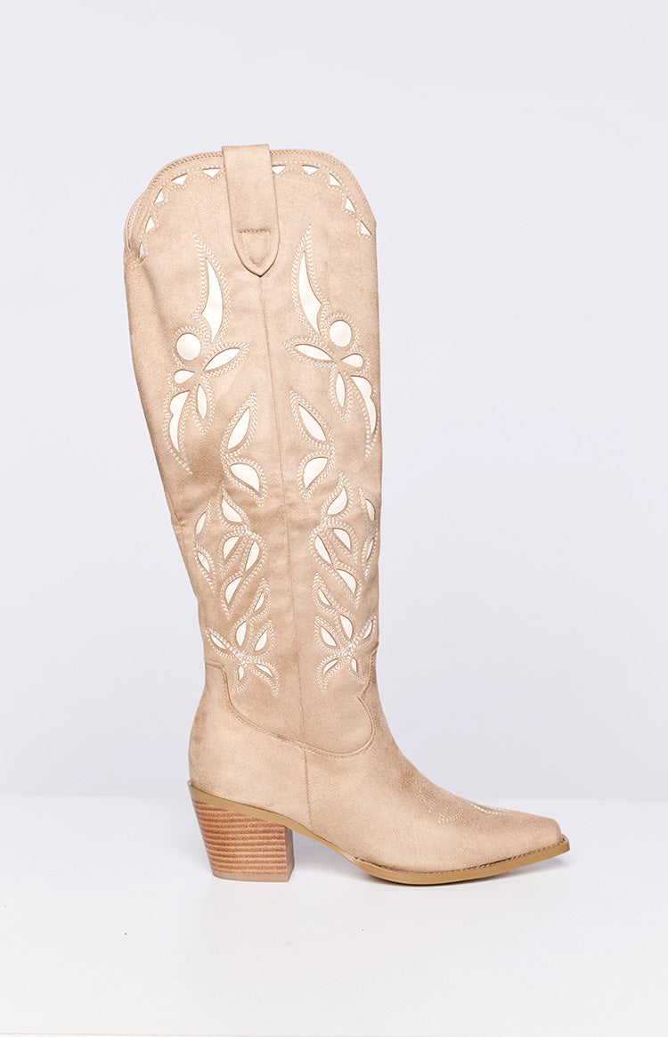 Billini Della Taupe Cowboy Boots Image