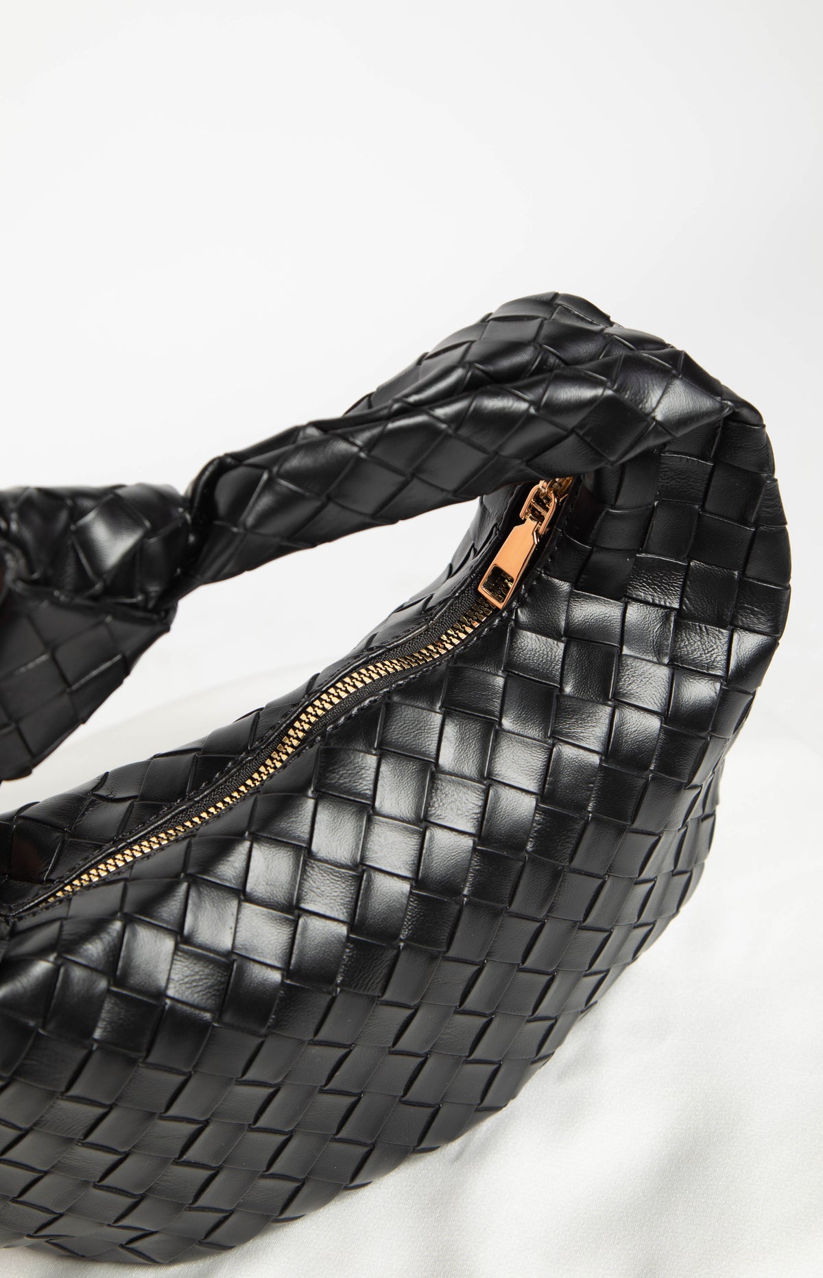 Rylie Black PU Shoulder Bag Image