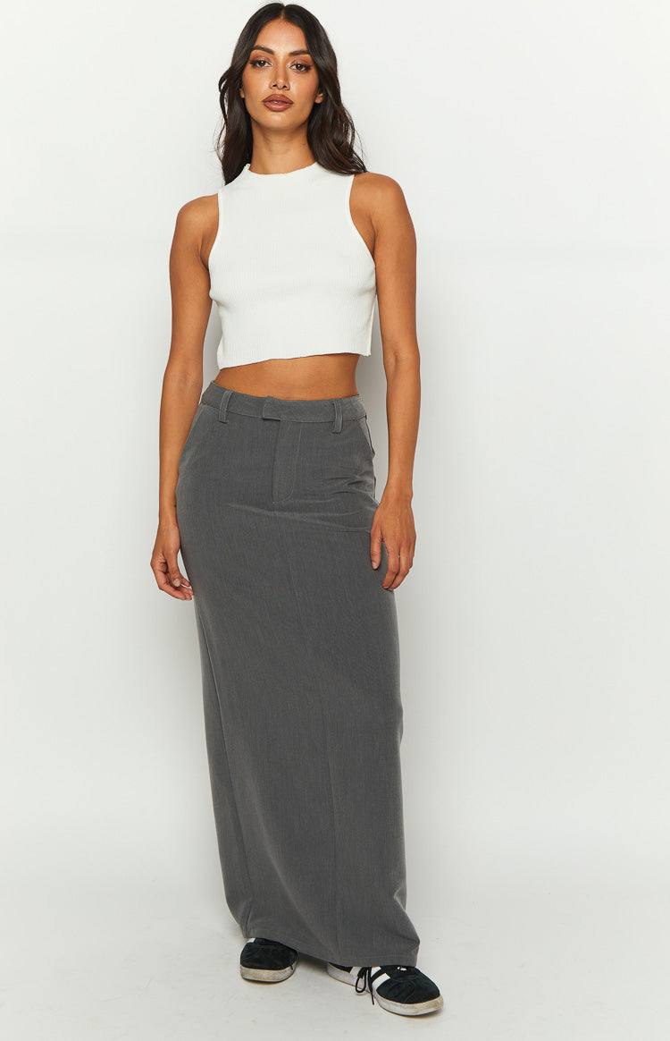 Banksi Grey Maxi Skirt Image