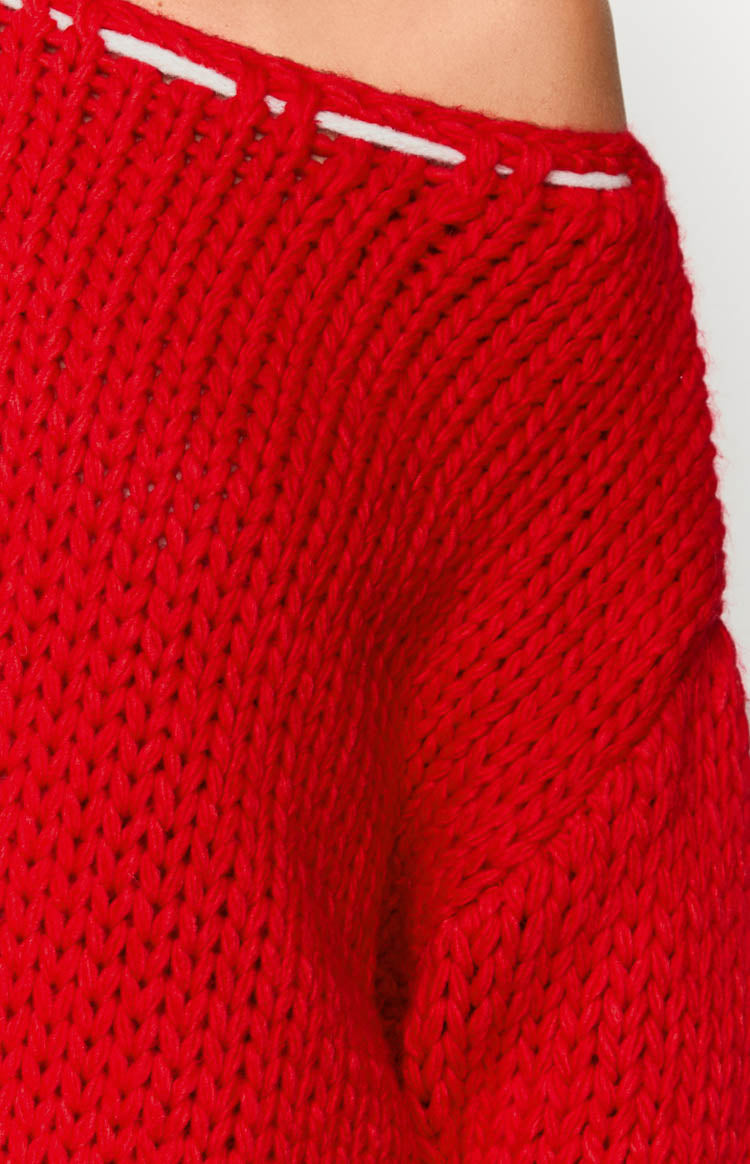 Bea Red Sweater Image