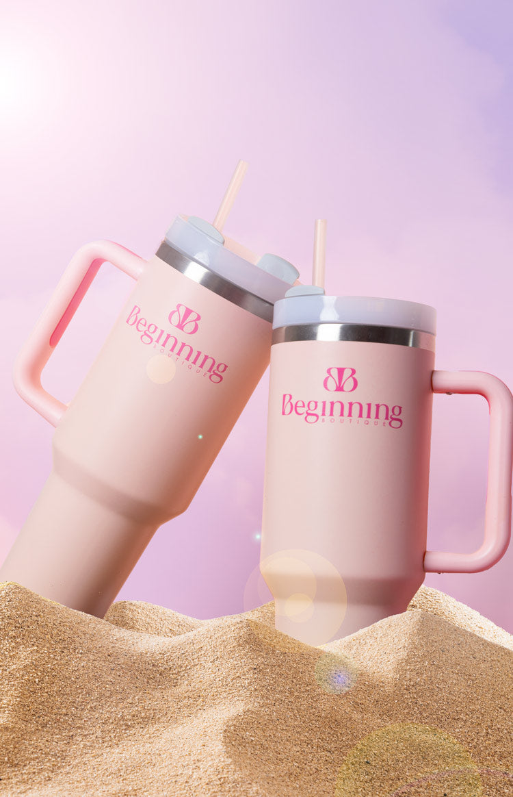 Beginning Boutique Miss Sippy Bubblegum Tumbler FREE over 200