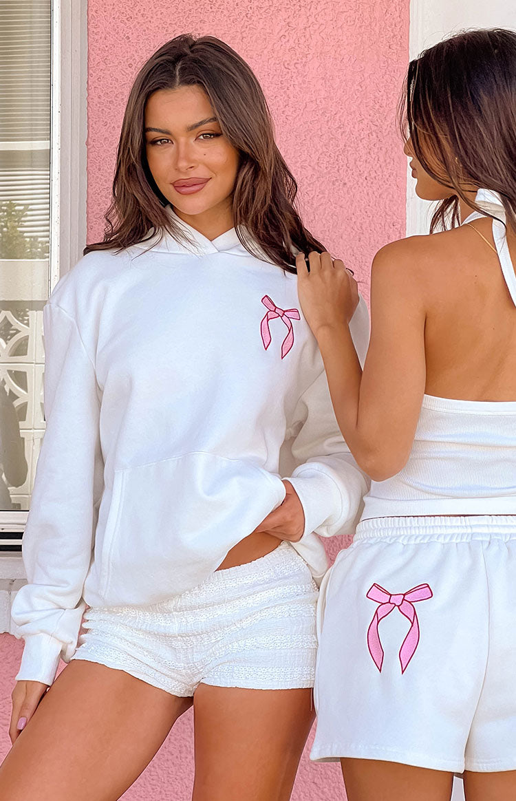 Beginning White Sweetie Hoodie Image