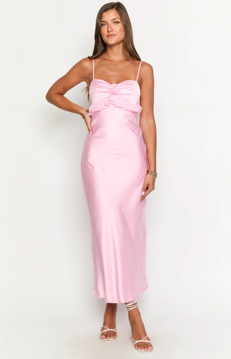 Bella Pink Maxi Dress Image