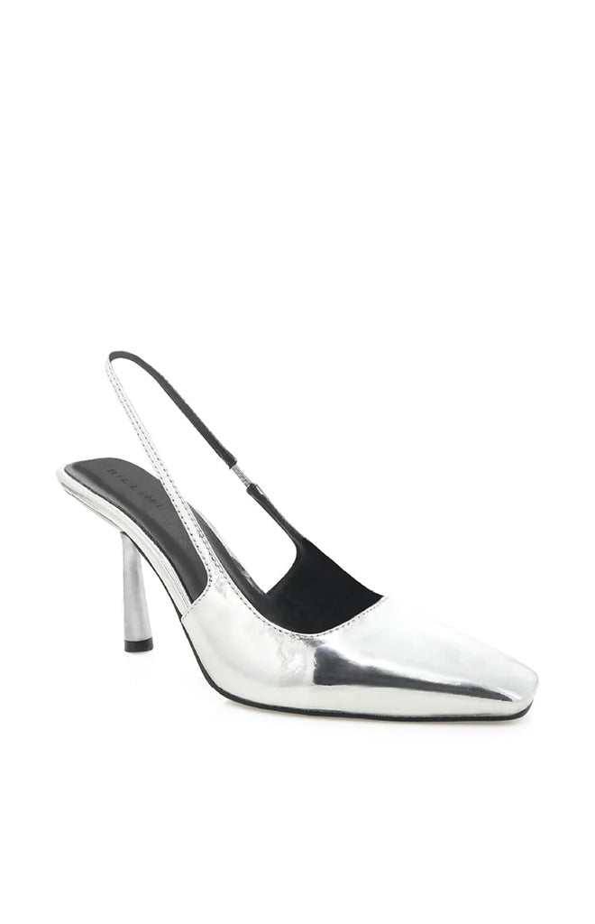 Billini Belinda Silver Chrome Heels – Beginning Boutique US