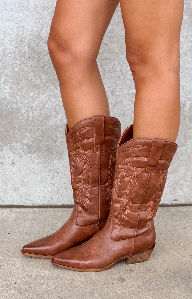 Billini Billini Ottile Tan Cowboy Boots