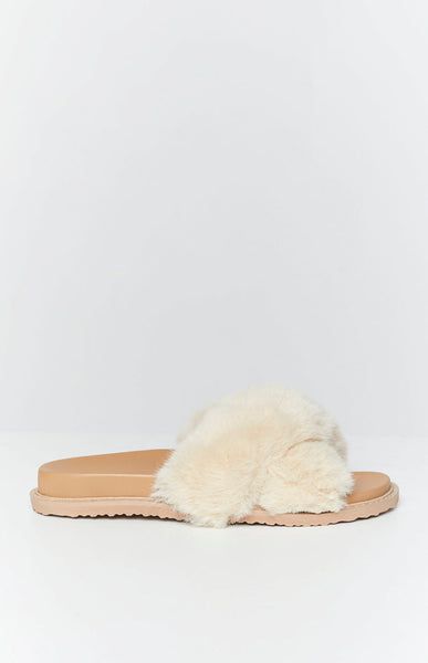 Gold Tone Designer Faux Fur Slide Sandals With Circle Buckle For Women And  Girls Winter Warm Calf Leather Outsole, Fluffy Sheep Wool, And Lock In  Design From Shoes350_official, $32.37 | DHgate.Com