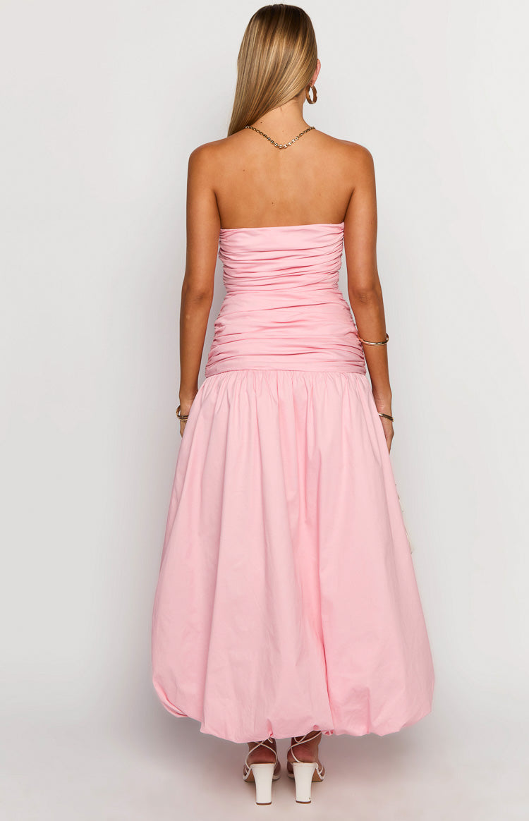 Boulevard Pink Strapless Maxi Dress Image