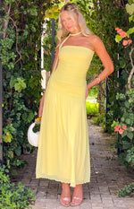 Brayan Yellow Maxi Dress Image