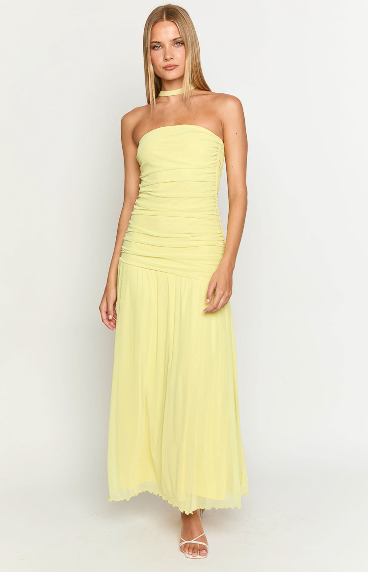 Brayan Yellow Maxi Dress Image