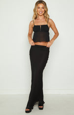 BONBOM Black Tailored Camisole