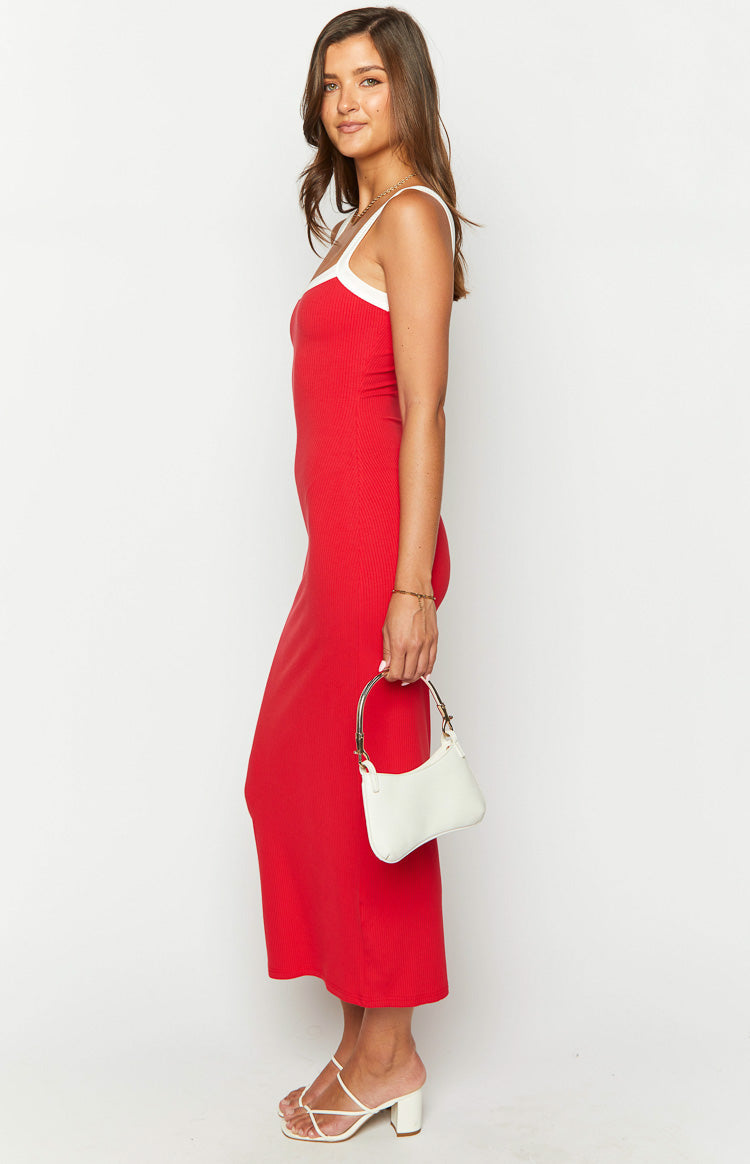 Cynthia Red Maxi Dress Image