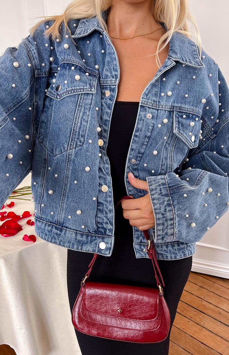 BB Exclusive Denim Dazzle Pearl Mid Wash Jacket