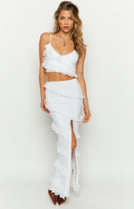 LAYERED RUFFLE MESH TUBE TOP IN ROSE – Mac + White Boutique