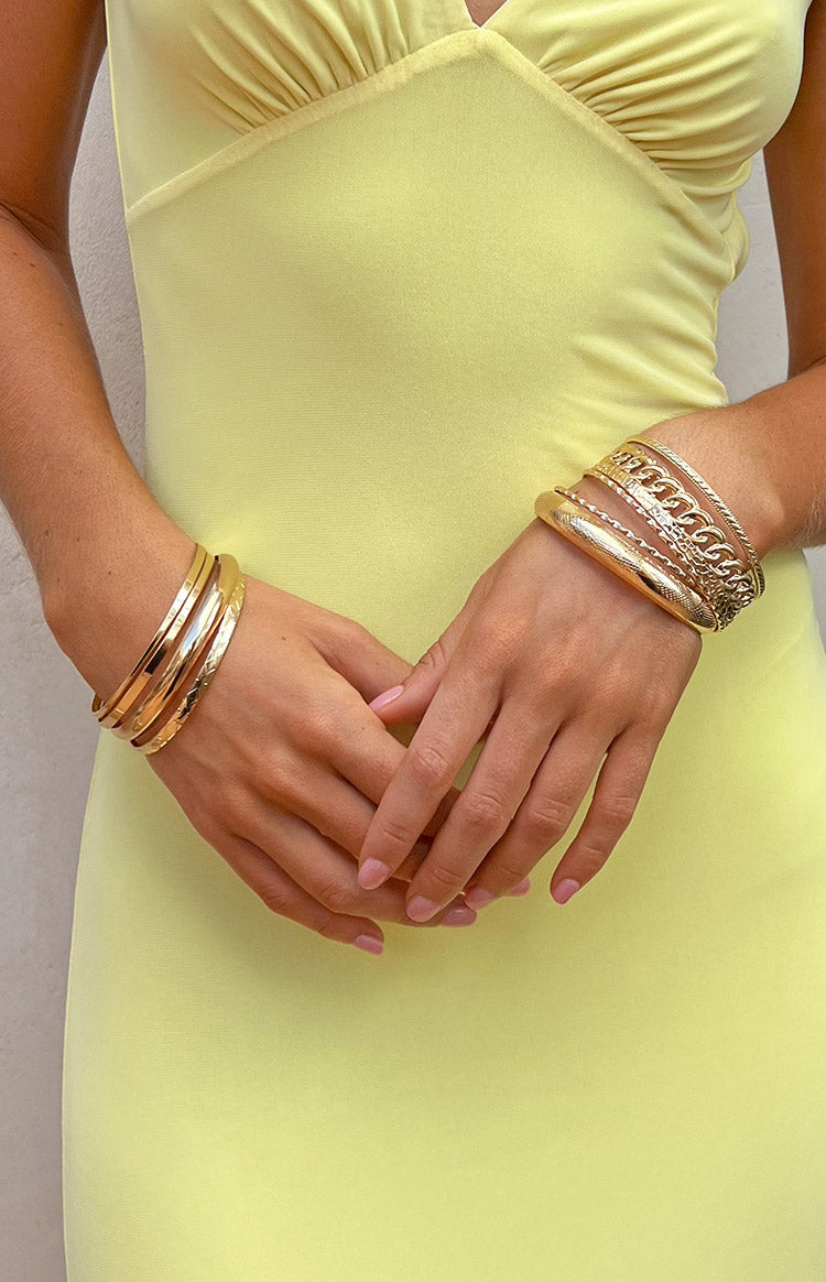 Evadne Gold Bracelet Set Image