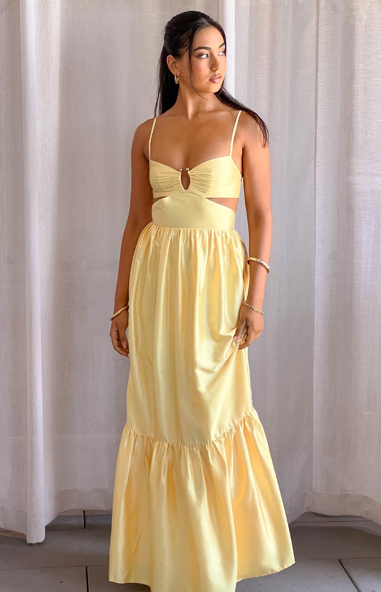 Felicitie Yellow Maxi Dress Image