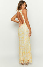 Much Obliged Golden Yellow Wrap Maxi Dress  Cute yellow dresses, Yellow  lace dresses, Yellow mini dress