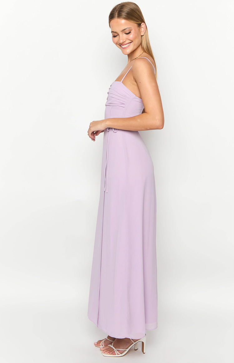 Flossie Lilac Maxi Sleeveless Dress Image