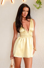 Genovia Yellow Mini Dress Image