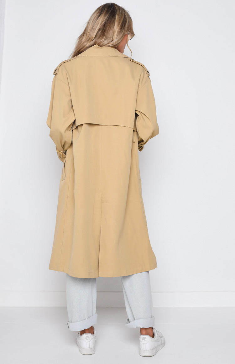 Giselle Beige Trench Coat Image