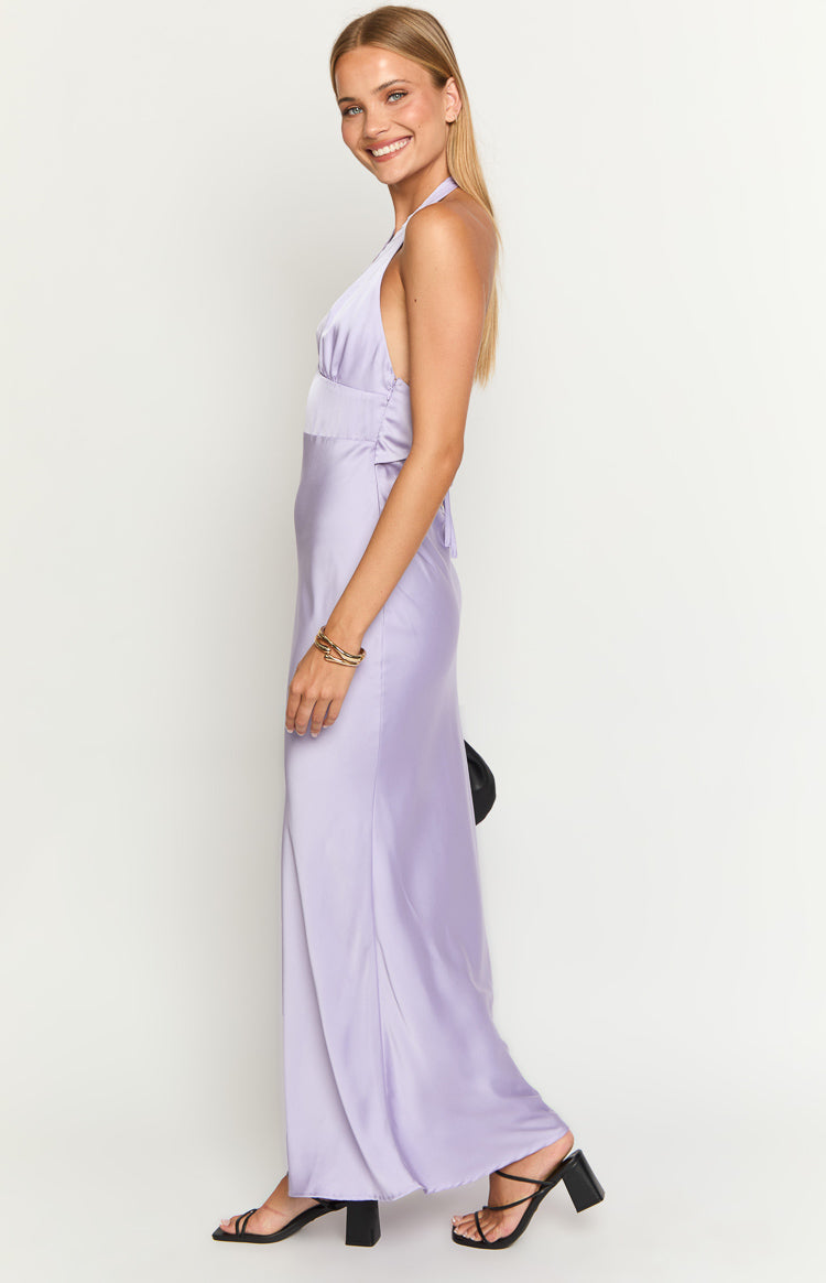 Haizel Purple Maxi Dress Image