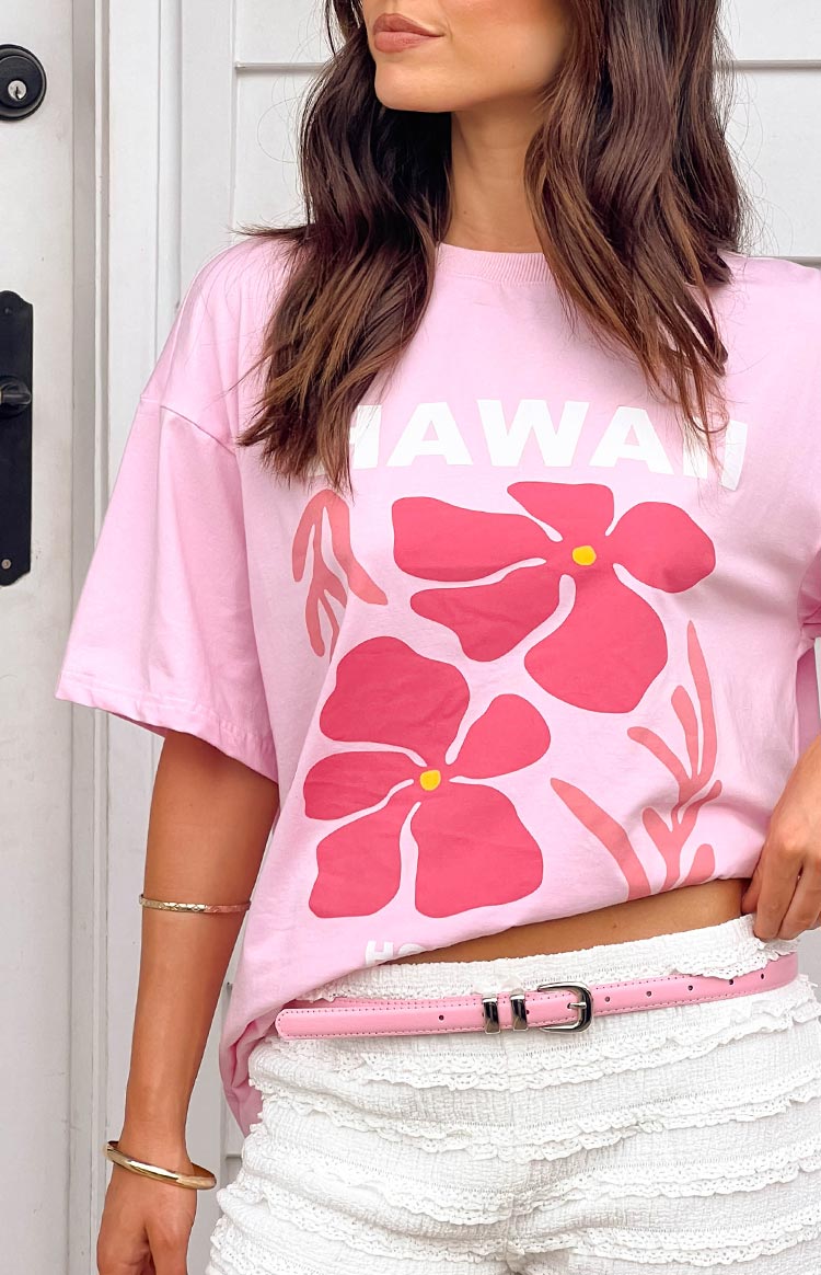 Hawaii Pink Tee Image