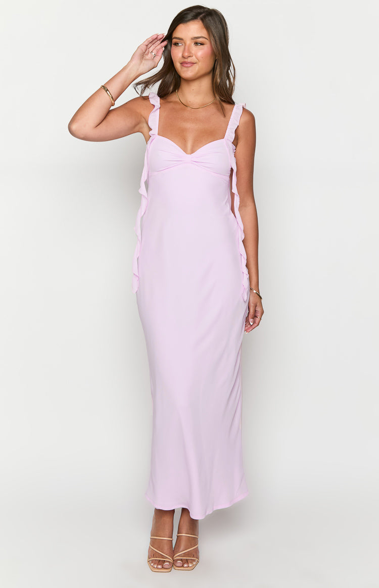 Janice Pink Maxi Dress Image