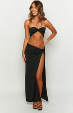 Jolee Black Maxi Skirt Image