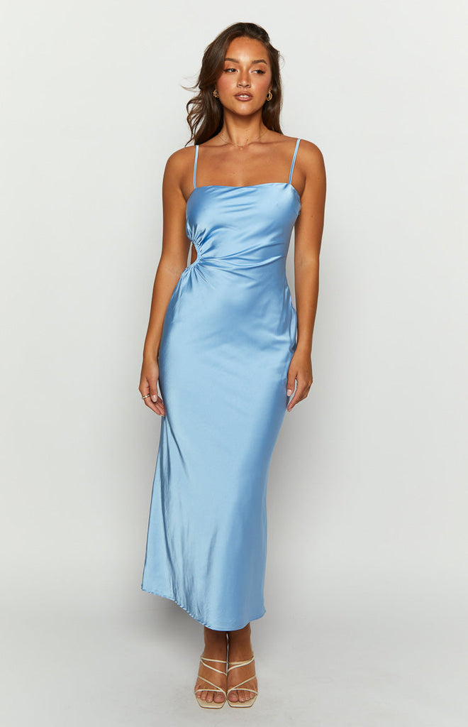 Jura Blue Maxi Dress – Beginning Boutique US