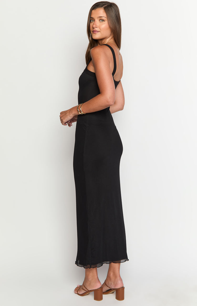 Kelly Black Maxi Dress Image