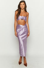 Kaylea Lilac Maxi Skirt Image