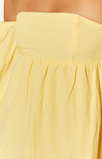 Koa Yellow Long Sleeve Mini Dress – Beginning Boutique US