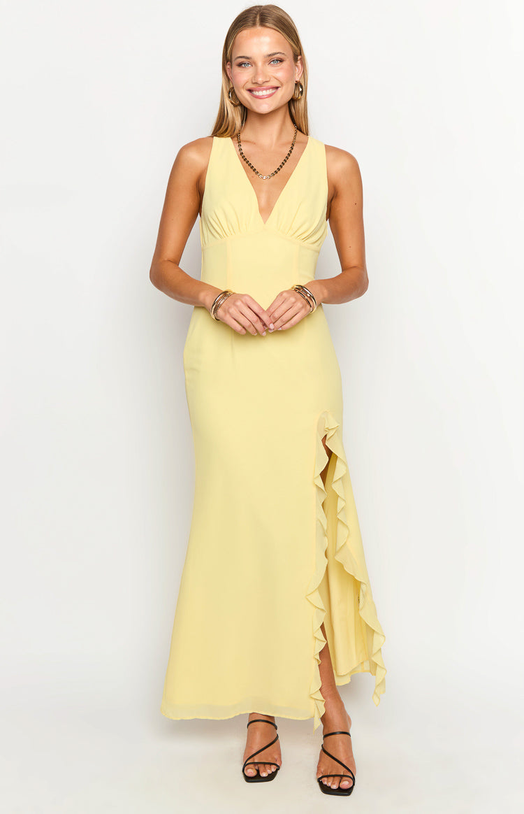 Kris Yellow Maxi Dress Image