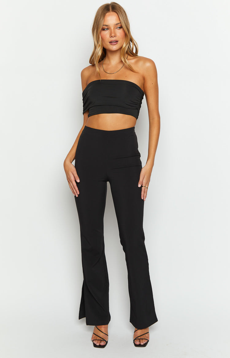 Kylah Black Off Shoulder Top – Beginning Boutique US