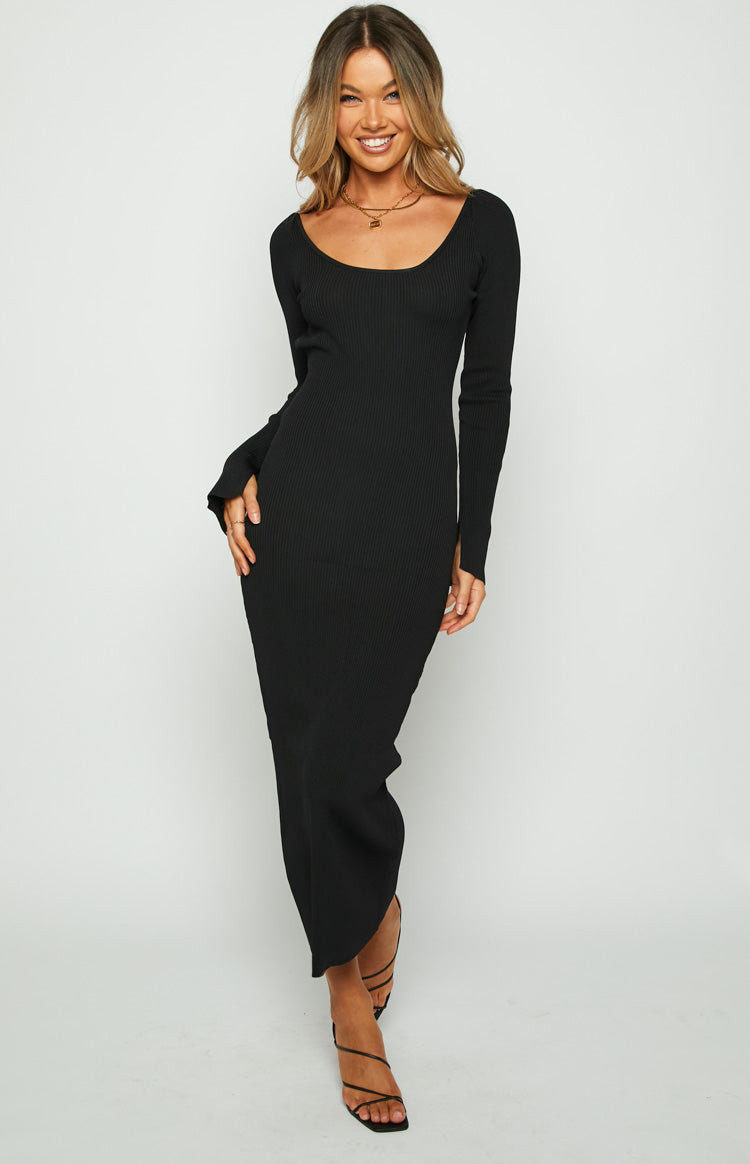 Kylie Black Maxi Dress Image