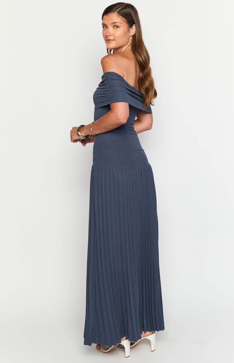 Lioness Field Of Dreams Navy Maxi Dress Image