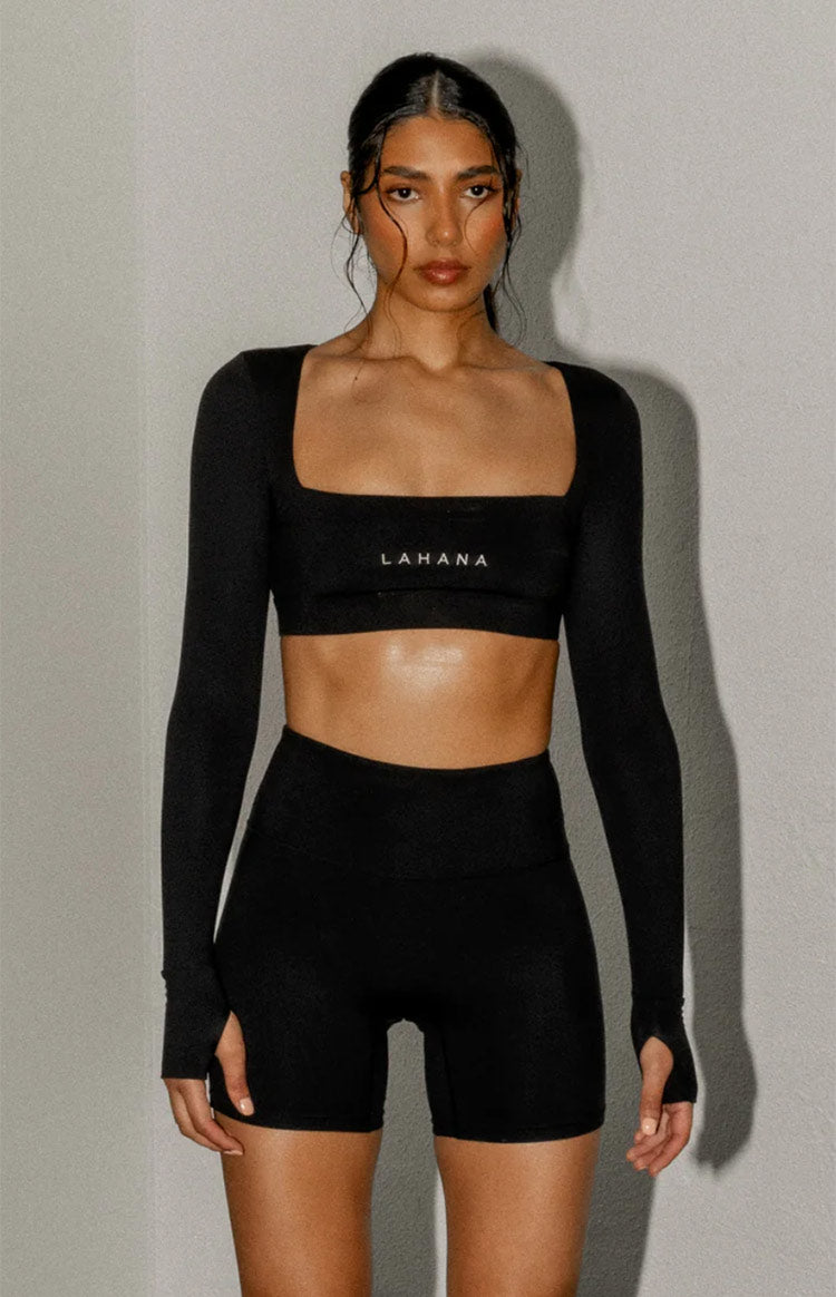 Lahana Chi Chi Black Long Sleeve Top Image