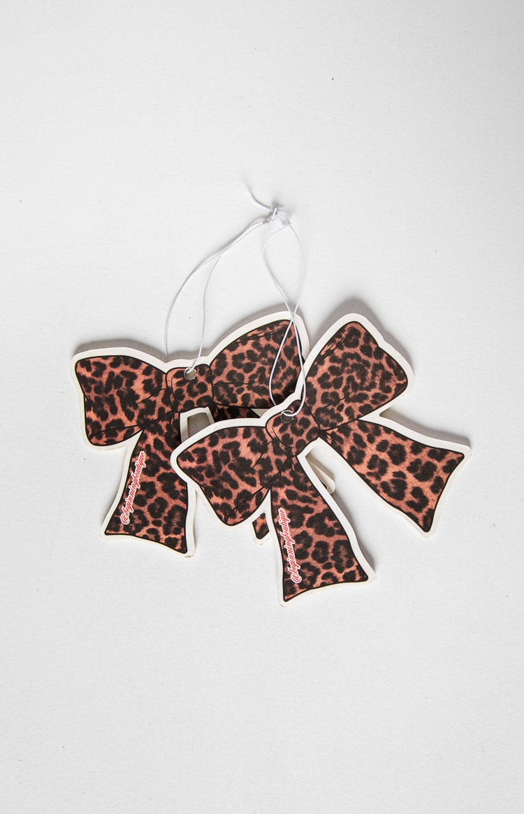 Leopard Print Bow Air Freshener Image