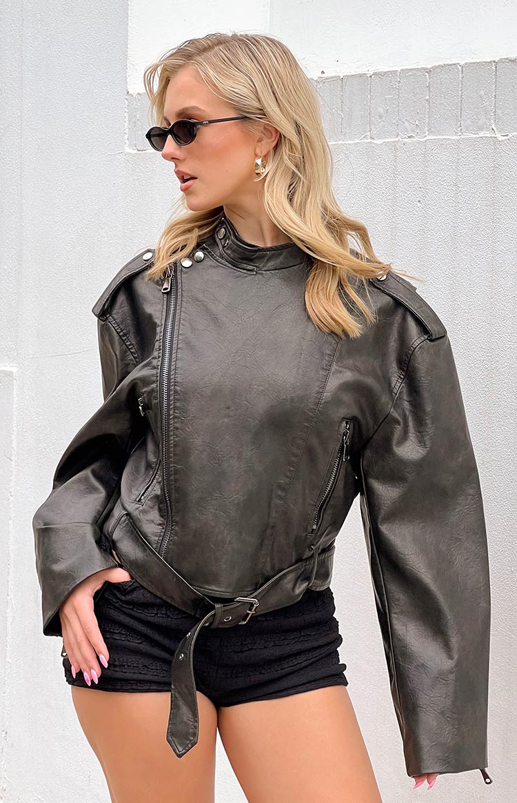 Lioness Onyx Driftwood Bomber | Beginning Boutique – Beginning Boutique US