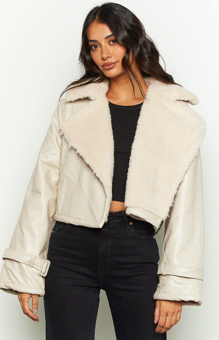 Lioness Off Duty Cream Jacket Image