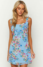 Dune Floral Slip Mini Dress – Beginning Boutique US